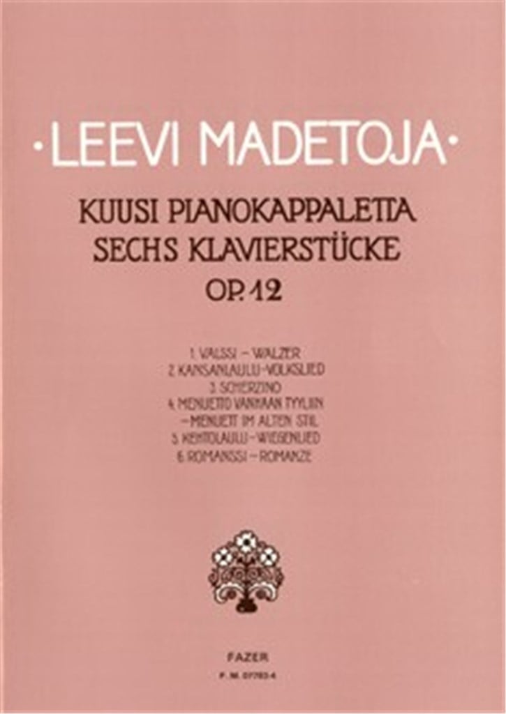 Sechs Stücke op. 12